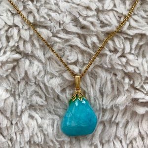 Turquoise Stone Pendant Necklace